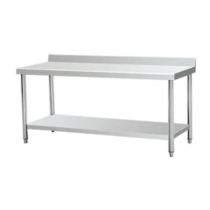 Double-layer flat workbench (with back baffle)