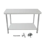 Adjustable Stainless Steel Workbench