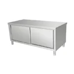 Assembled sliding door workbench