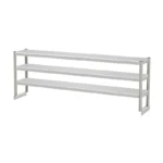 Assemble a three-layer stainless steel storage rack