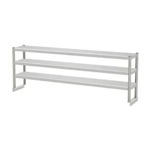 Assemble a three-layer stainless steel storage rack