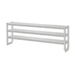 Assemble stainless steel three-layer storage rack