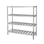 Assemble a four-layer perforated shelf