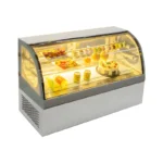 Curved cake display case